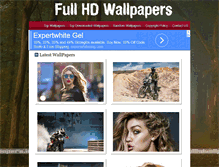 Tablet Screenshot of fullhdwallpapers.in